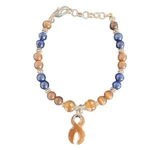 Brown Ribbon Awareness Bracelet #43